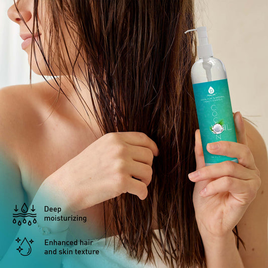 100% Pure Oil for Massages, Therapeutic Recipes & Essential Oils, Fractionated Coconut, 32 Fl Oz