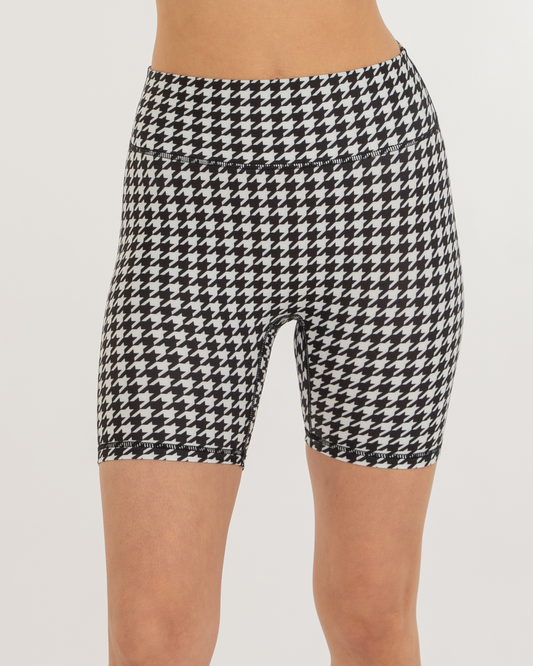 Hybrid Fleece Biker Shorts High Waist 6"